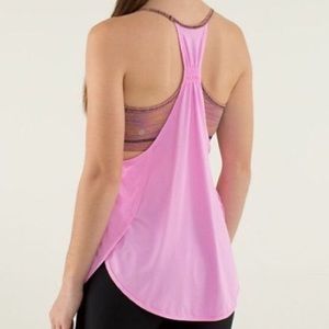 👚Lululemon Pink Tuck Me In Tank Size 6